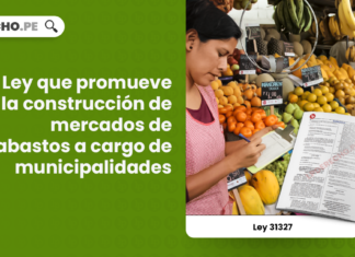 Ley 31327: Ley que promueve la construcción de mercados de abastos a cargo de municipalidades