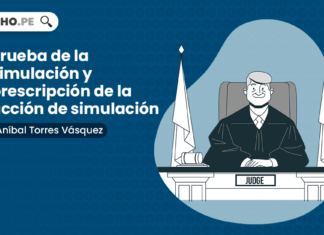 Prueba de la simulación y prescripción de la acción de simulación