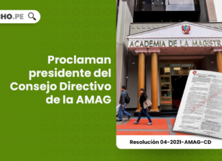 Proclaman presidente del Consejo Directivo de la AMAG