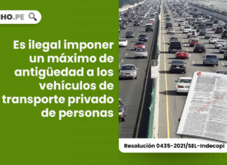 Es ilegal imponer un máximo de antigüedad a los vehículos de transporte privado de personas