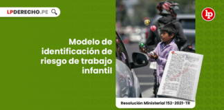 Modelo de identificación de riesgo de trabajo infantil