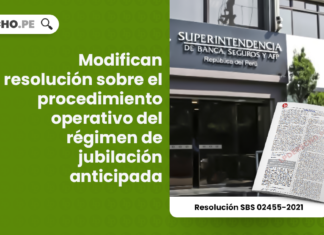 Modifican resolución sobre el procedimiento operativo del régimen de jubilación anticipada