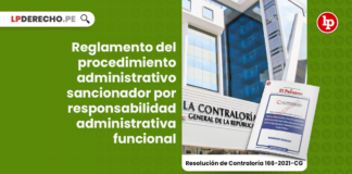 Reglamento del procedimiento administrativo sancionador por responsabilidad administrativa funcional