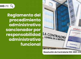 Reglamento del procedimiento administrativo sancionador por responsabilidad administrativa funcional