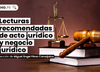 Lecturas recomendadas de acto jurídico y negocio jurídico