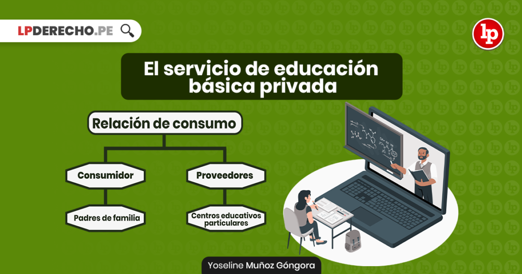 El servicio de educación básica privada a la luz de las normas de protección y defensa del consumidor con logo de LP