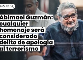 Abimael Guzmán: cualquier homenaje será considerado delito de apología al terrorismo