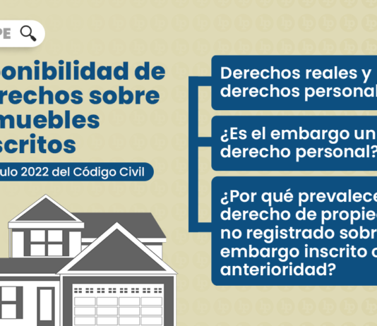 Oponibilidad de derechos sobre inmuebles inscritos (artículo 2022 del Código Civil)