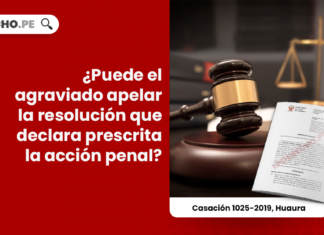 ¿Puede el agraviado apelar la resolución que declara prescrita la acción penal?