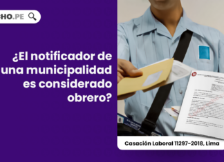 ¿El notificador de una municipalidad es considerado obrero?