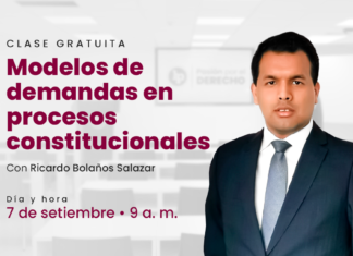 Clase gratuita sobre modelos de demandas en procesos constitucionales