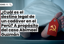 ¿Cuál es el destino legal de un cadáver en el Perú? A propósito del caso Abimael Guzmán