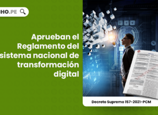 Aprueban el Reglamento del sistema nacional de transformación digital