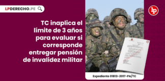 TC inaplica el límite de 3 años para evaluar si corresponde entregar pensión de invalidez militar