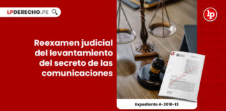 Reexamen judicial del levantamiento del secreto de las comunicaciones