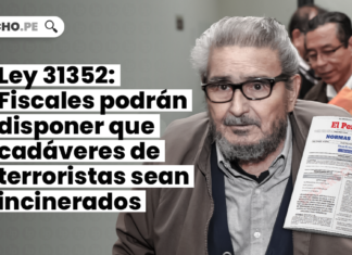 Ley 31352: fiscales podrán disponer que cadáveres de terroristas sean incinerados