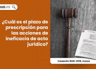 NUEVO: ¿Cuál es el plazo de prescripción para las acciones de ineficacia de acto jurídico?