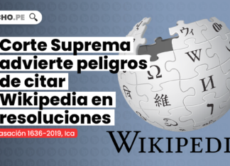 Corte Suprema advierte peligros de citar Wikipedia en resoluciones
