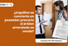 ¿Inquilino se convierte en poseedor precario si el bien arrendado se vende? [Casación 783-2017 Huánuco]