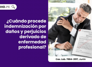 ¿Cuándo procede indemnización por daños y perjuicios derivado de enfermedad profesional?