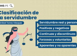 Clasificación de la servidumbre