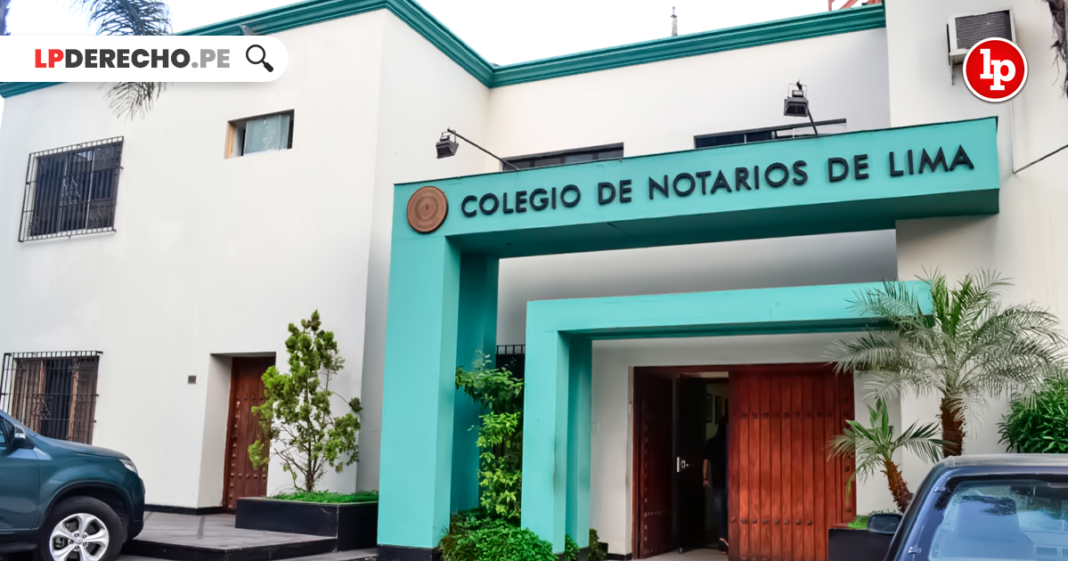 Colegio de notarios de Lima-LP