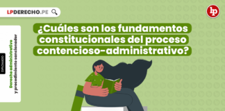 ¿Cuáles son los fundamentos constitucionales del proceso contencioso-administrativo?