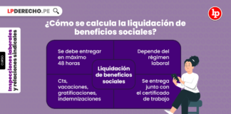 ¿Cómo se calcula la liquidación de beneficios sociales?