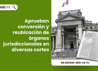 Aprueban conversión y reubicación de órganos jurisdiccionales en diversas cortes