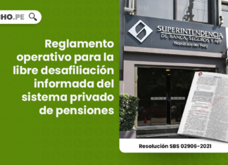 Reglamento operativo para la libre desafiliación informada del sistema privado de pensiones