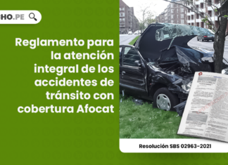 Reglamento para la atención integral de los accidentes de tránsito con cobertura Afocat