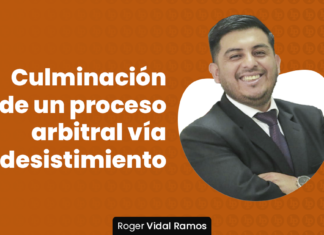 Culminación de un proceso arbitral vía desistimiento