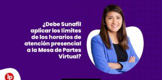 ¿Debe Sunafil aplicar los límites de los horarios de atención presencial a la Mesa de Partes Virtual?