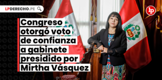 Congreso otorgó voto de confianza a gabinete presidido por Mirtha Vásquez