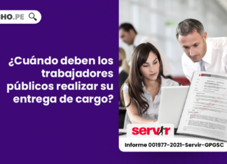 ¿Cuándo deben los trabajadores públicos realizar su entrega de cargo?