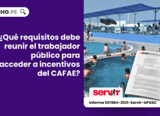 ¿Qué requisitos debe reunir el trabajador público para acceder a incentivos del CAFAE?