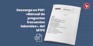 Descarga en PDF: «Manual de preguntas frecuentes laborales», del MTPE
