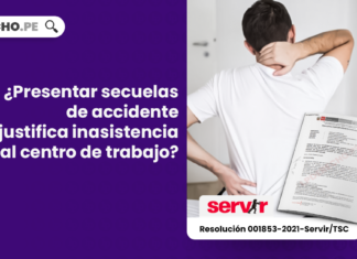 ¿Presentar secuelas de accidente justifica inasistencia al centro de trabajo?