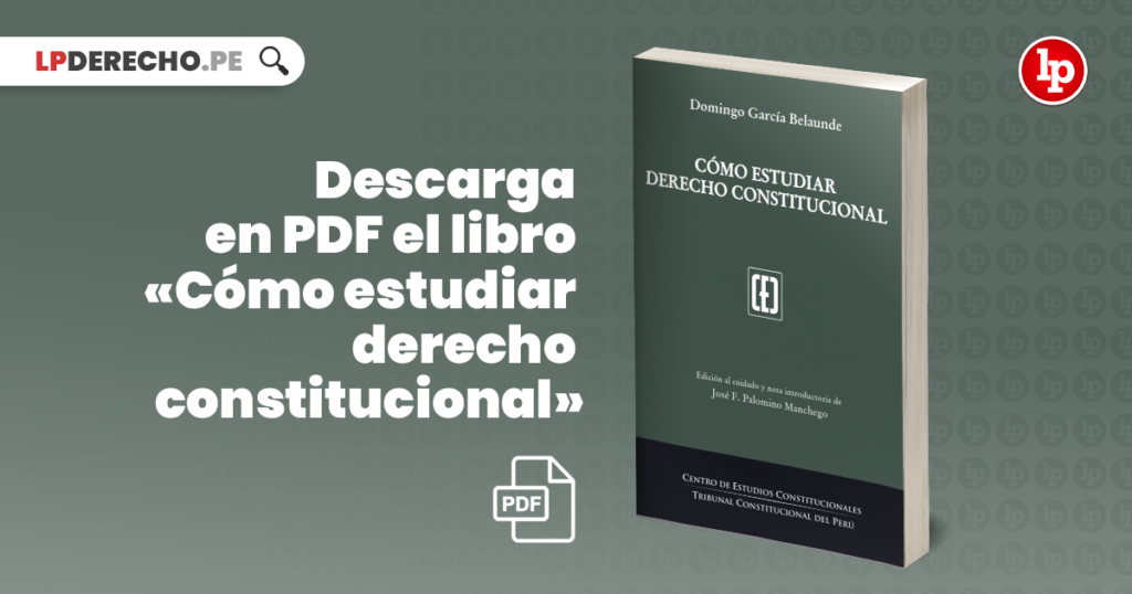 Descarga En PDF El Libro «Cómo Estudiar Derecho Constitucional» | LP