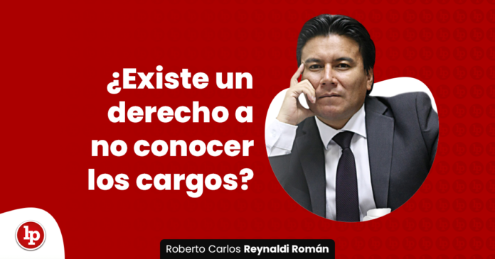 ¿Existe un derecho a no conocer los cargos? «No entiendo la imputación ...