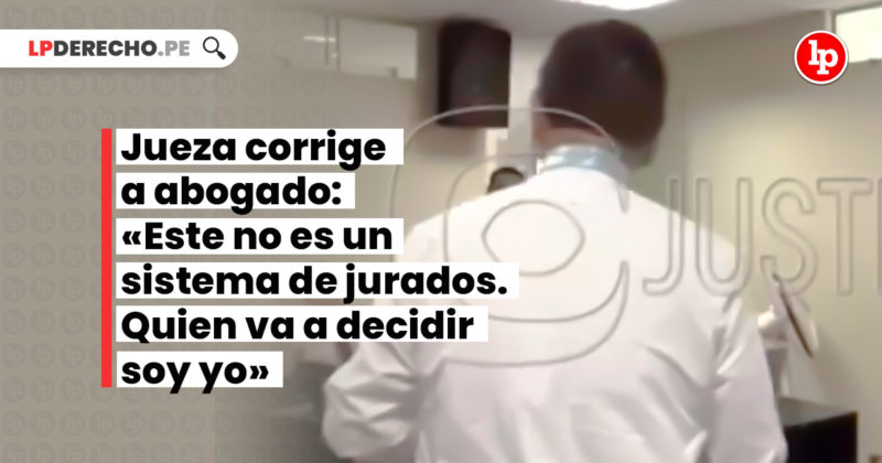 [VÍDEO] Jueza Corrige A Abogado: «Este No Es Un Sistema De Jurados ...