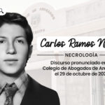 Carlos Ramos Núñez —Necrología—