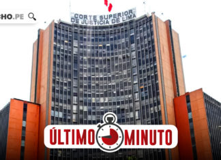 Corte Superior de Justicia de Lima-ULTIMO MINUTO