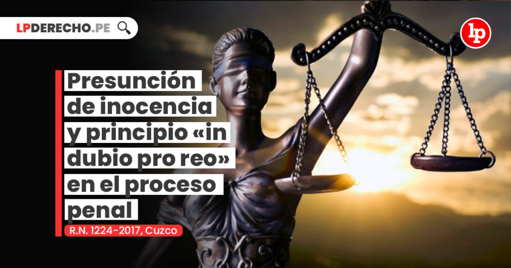 Diferencia Entre Presunción De Inocencia Y Principio «in Dubio Pro Reo ...