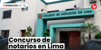 Concurso de notarios en Lima - LP Derecho