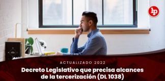 Decreto Legislativo que precisa alcances de la tercerización (Decreto Legislativo 1038)