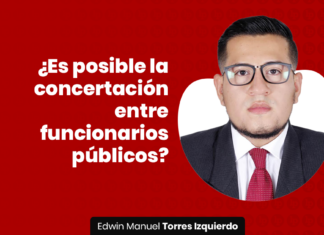 Es posible la concertación entre funcionarios publicos - LPDerecho