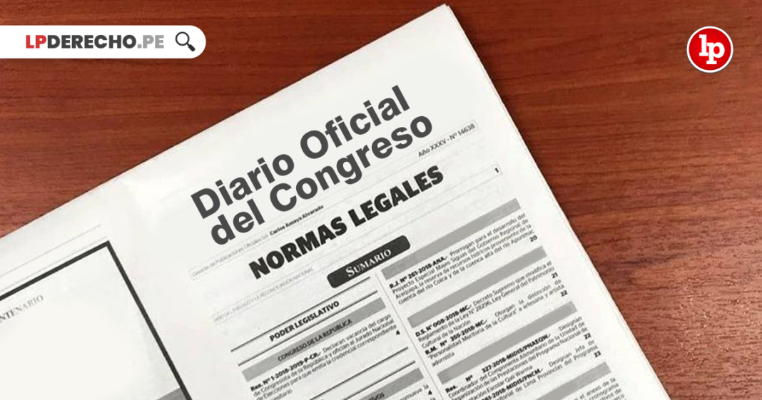 Diario oficial del Congreso - LPDerecho