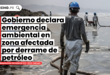 Gobierno declara emergencia ambiental en zona afectada por derrame de petróleo