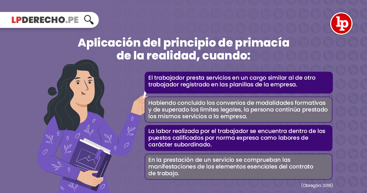 Qué es el principio de primacía de la realidad en materia laboral? | LP